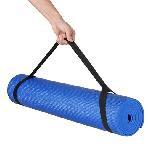 Kabalo - 173 cm de long x 61 cm de large – Extra épais 6 mm – Tapis de yoga antidérapant avec sangle de transport, également pour l'exercice/Pilates/Gym/Camping, etc