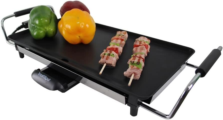 Besuche Bastilipo Vulcano Fast Table Chef: Leistungsstarke Antihaft-Grillplatte