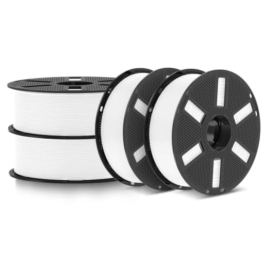 ⚡ JAYO PETG 3D Printer Filament Bundle 1.75mm, 1.1kg, 4-Pack, White