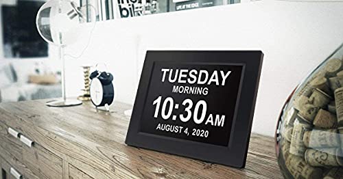 American Lifetime Newest Version Day Clock Extra Large Impaired Vision Digital Clock With Battery Backup And 5 Alarm Options #TOP5