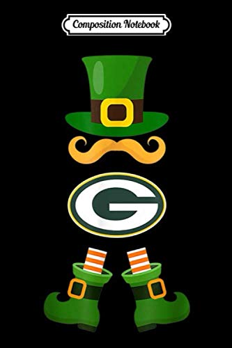 Composition Notebook: Patricks Day Irish American Leprechaun Green BayPacker copy Journal/Notebook Blank Lined Ruled 6x9 100 Pages