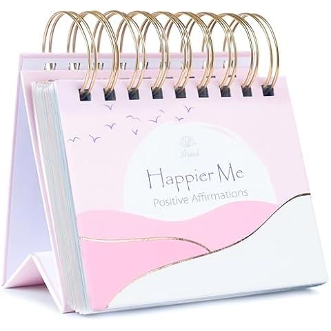 Daily Affirmation Calendar, Undated Inspirational Desk Calendar, Inspirational Gifts for Women, Daily Affirmations for Women, Pink Gifts for Women, Daily Flip Calendar, Motivational Gifts for Women Cover