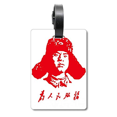 Étiquette d'identification pour valise Lei Feng rouge sac de voyage étanche