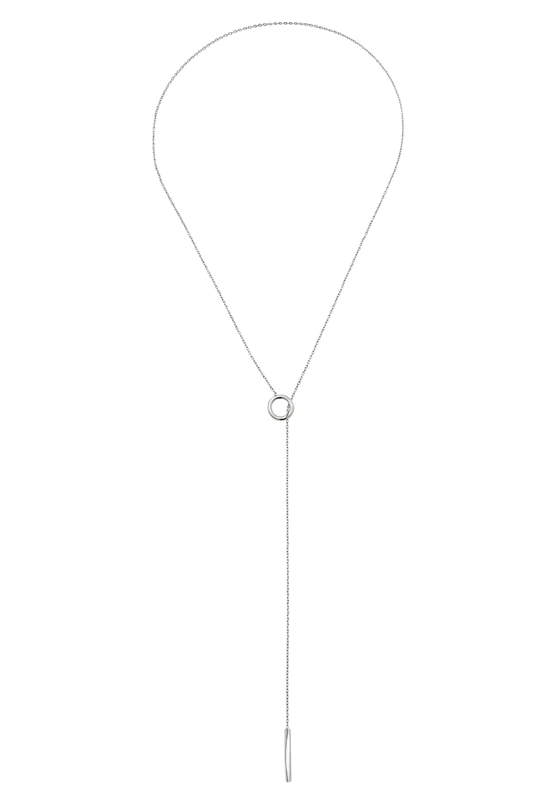 Breil, Collezione Flow, Kit Orecchini e Collana Donna, Set Gioielli Donna in Acciaio Lucido, Collana Regolabile fino a 70 cm, Orecchini Pendenti 6,6 cm, Idea Regalo Donna