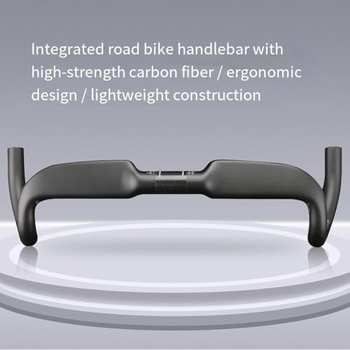 Guidon vélo carbone UD élimine vibrations avec son câble interne 31.8mm