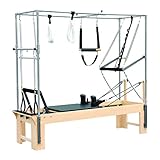  ELINA PILATES Cadillac Reformer de Madera - Negro