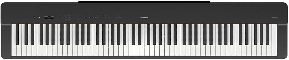 Piano Digital P 225B Preto 88 Teclas Sensitivas Com Fonte e Pedal Yamaha