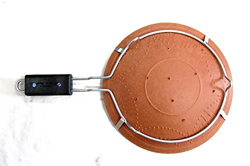 Indian Craft Exclusive Clay Tawa, Red