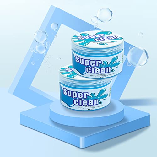 Gel de limpeza de carro 2 peças kit de decoração de carro suprimentos de limpeza de carro ferramenta