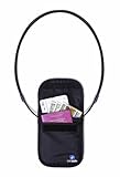 Pacsafe Coversafe 75 Neck Pouch with Slashproof Chain, Neutral Grey