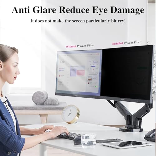 Image of PYS 27 Inch Monitor Privacy Screen for 16:9 Widescreen Monitor, 2 Pack