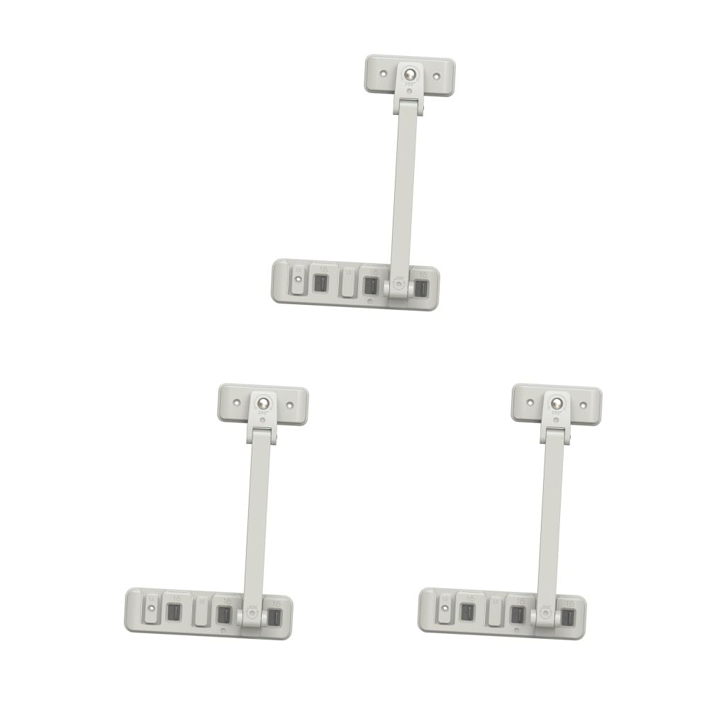 3 zestaw blokad okiennych bezpieczeństwa dla dzieci do aluminiowych metalowych ram okiennych do drzwi przesuwnych do domu