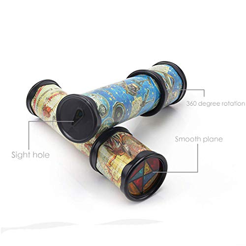 DLOnline 4PCS Old World Kaleidoscope, Magic Classic Toy for Children Kaleidoscope,Classic Toys,Kaleidoscope Toy,Magic Toys,Kaleidoscope for Children,Classic World Toys,Children Toys,Classic World - Thumbnail 3