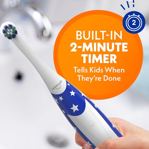 Brosse à dents électrique enfant Spinbrush Smart Clean phosphorescente à piles - 3