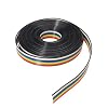 Piutouyar Rainbow Color IDC Ribbon Cable, 10 Wire (16ft/5m) IDC Wire Connectors for 2.54mm Pitch Connectors