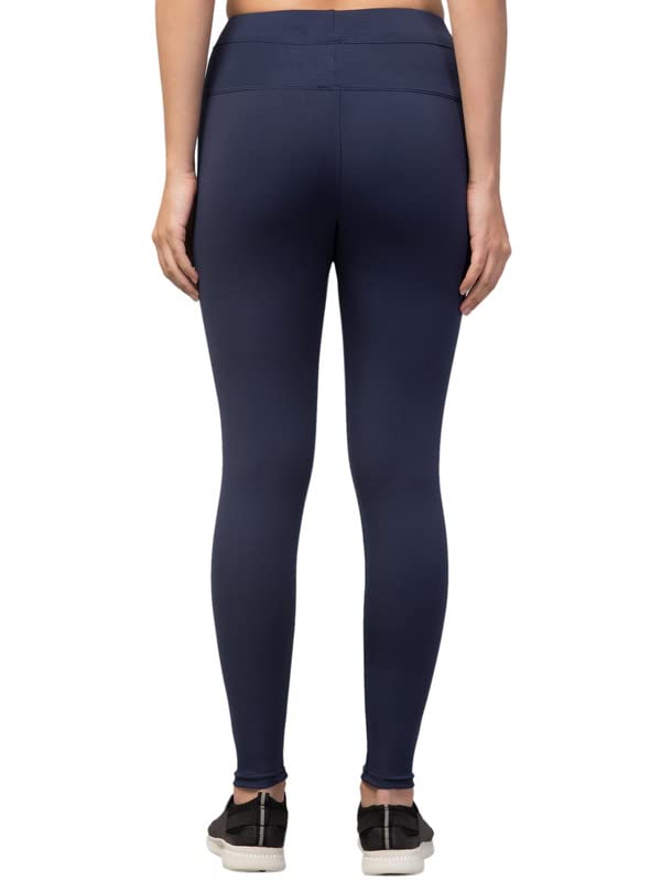 Image of BLUECON Gym wear Leggings Ankle Length Workout Pants | Stretchable Tights | Mid Waist Sports Fitness Yoga Track Pants for Girls & Women (Pack of 2)