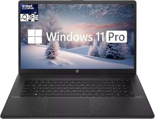 HP 17.3" HD+ Business Laptop, 13th Gen Intel Core i5-1334U Processor, 32GB RAM 1TB PCIe SSD, Bluetooth 5.3, Full-Size Keyboard, Wi-Fi 6, HDMI, Windows 11 Pro, Jet Black