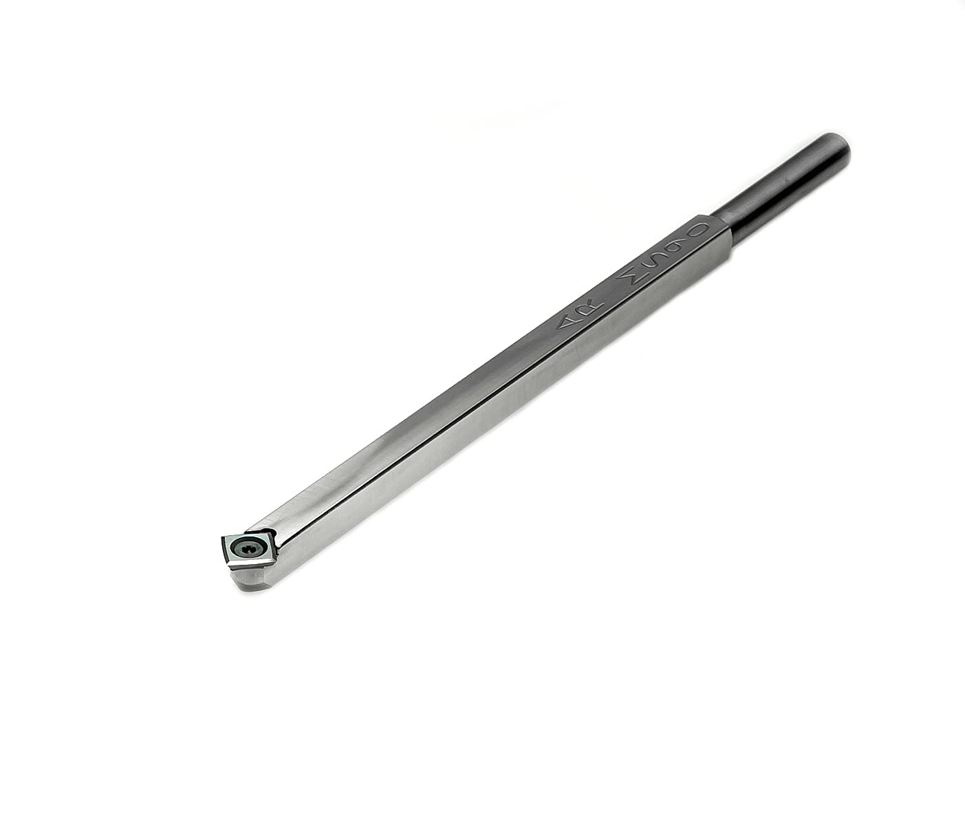 Acrylic/Resin Mid-size Simple 90° Carbide Tool for Turning Acrylic/Resin/Hybrid on a Wood Lathe - USA Made, Stainless Steel, 9" Long (Unhandled)