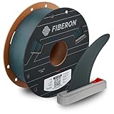 Polymaker Fiberon Dark Grey PET-GF15 3D Printer Filament 1.75mm 1KG, 15% Glass Fiber Reinforced, High Strength & Heat Resistance, Ideal for Automotive, Industrial & Functional Parts, AMS Compatible