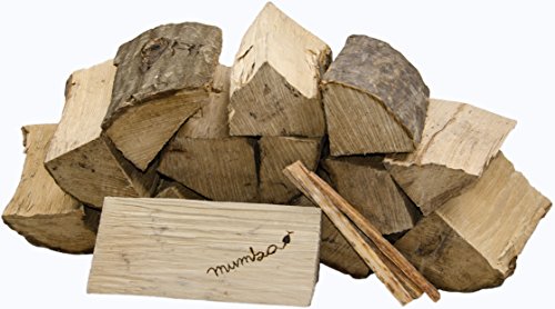 Combustible de madera de haya de chimenea estufa de unos acabados de 33 cm + patrón de astillas de pino