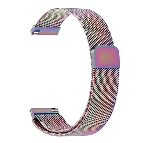 Image of Tobfit 22mm Strap Compatible for Fire-Boltt Ninja Call Pro, Phantom, Ring, Visionary (Watch Not Included), Stainless Steel Chain Strap with Magnetic Buckle for Men&Women