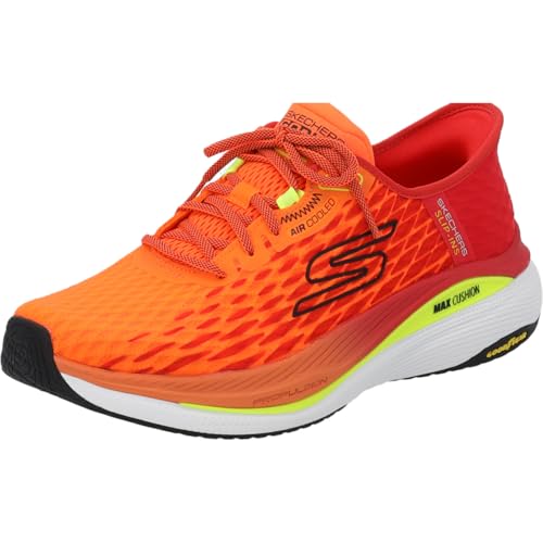 Skechers Slip-Ins: MAX Cushioning Propulsion Vitality 220510-ORMT Zapatillas de Correr para Hombre, Naranja y multitextil, sintéticas, Naranja, 43 EU