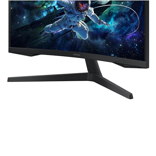 Ecran 32'' Samsung Gaming Odyssey G55C Noir 165Hz 1ms 2560x1440 VA Incurvé 1000R 2500:1 300cd/m² HDR10 HDMI Displayport AMD FreeSync Pied inclinable