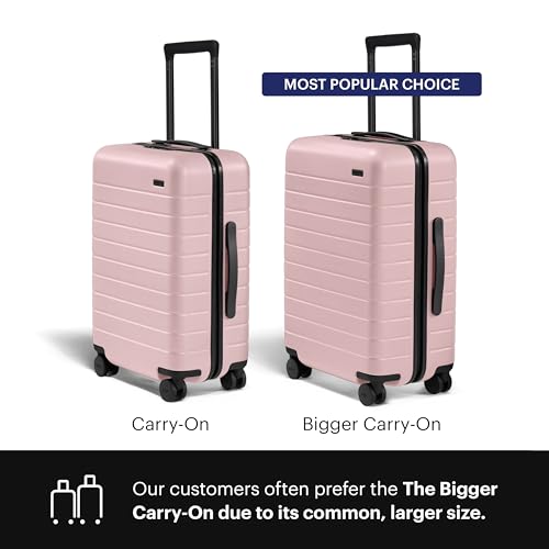 Image of Away Carry-On Luggage - 22-Inch Lightweight Hardside Suitcase with 360 Spinner Wheels, Interior Compression System, TSA-Approved Lock - Blush Pink