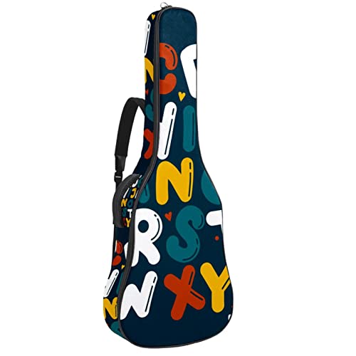 Housse étanche pour guitare acoustique avec double bandoulière et poche Motif camouflage vert, Multicolore 10., 42.9×16… - Les Beatles, Paul McCartney, John Lennon, RIngo Starr, George Harrison Housse étanche pour guitare acoustique avec double bandoulière et poche Motif camouflage vert, Multicolore 10., 42.9x16…