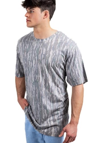 Realtree Faded Camo Jersey Knit Tri-Blend Ultra Soft Crew Neck Shirt - Limited Edition