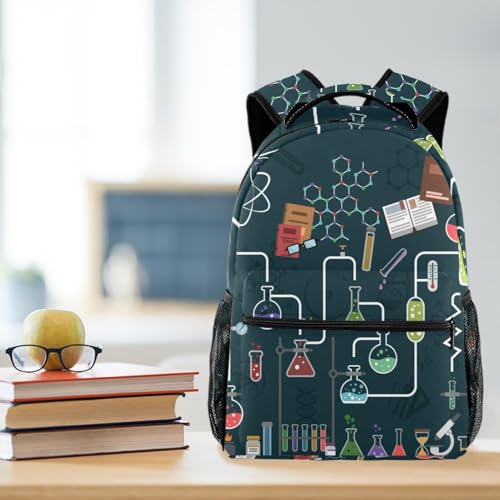 Sac à dos d'école multicolore de 29.4x20x40cm pour adolescents et étudiants - 5