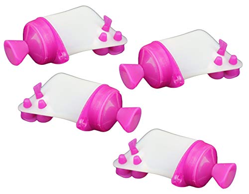 Bayli Juego de 4 mangas pasteleras de silicona, juego de accesorios para tartas, bolsa de silicona, herramienta de modelado con 3 boquillas para diversas decoraciones de pasteles, galletas y tartas |