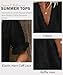LALAGEN Womens Blouses Laser Cut Deep V-Neck Puff Sleeve Blouse Tops 2026 Summer Boho Dressy Casual Swiss Dot Babydoll Shirts Black L