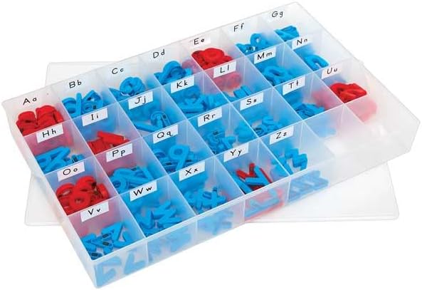 Really Good Stuff EZread Color-Coded Plastic Magnetic Letters Kit