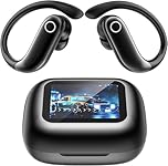 NE61 AI Translation Earbuds Real Time Language Translation Earbuds with LCD Touch Screen, Heart Rate & Blood Oxygen Monitor, Bluetooth 6.0, 8 Translation Modes, Support 134 Languages With Music & Call