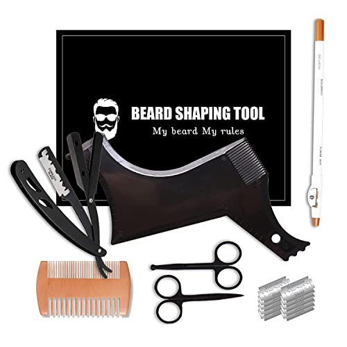 Beard Shaper, Beard Shaping Tools, Include Beard Template Guide, Professional...