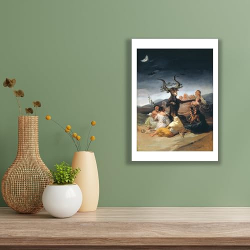 Poster Witches Sabbath de Goya : grand format mat pour éliminer les reflets - 3