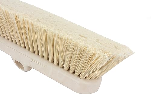 Image of SPARTA 41278EC25 Flo-Thru Plastic Wall Scrub Brush, Equipment Brush With Soft Nylex Bristles For Industrial Kitchens, Hospitals, Commercial Cleaning, 4 Inches, Tan, (Pack of 12)