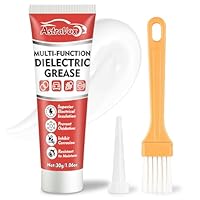 AstraVox Dielektrisches Fett, Mit Pinsel, Silikonfett Für Elektrische Steckverbinder, Zündkerzen, O-Ringe, Automobil, Marine, Isolationsschutz, Wasserdicht Und Hitzebeständig (1.06oz)