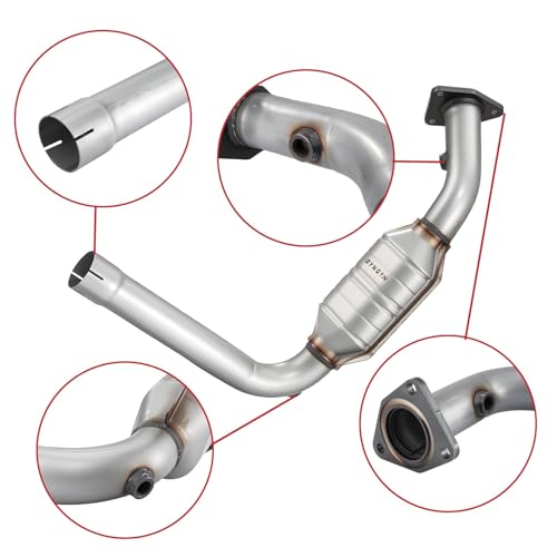 Image of Catalytic Converter for Chevy /GMC /Cadillac EPA Compliant | Fit Avalanche /Silverado /Suburban /Tahoe 1999-2006, Sierra /Yukon /Escalade 4.3L-5.3L, Replace 18010 50511