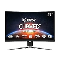 MSI MPG ARTYMIS 273CQRDE 27 Zoll 1000R Curved Gaming Monitor, 2560x1440 (WQHD), 165 Hz, 1ms, AMD FreeSync Premium, VA, HDR 400, RGB, schwarz