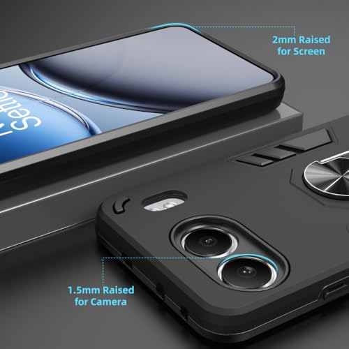Image of NDCOM for OnePlus Nord 4 Back Case | Premium Nord 4 Back Case for Enhanced Protection | Sleek One Plus Nord 4 Back Cover | Ring Holder Case