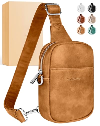 Sac à bandoulière pour femmes avec clip anti-pickpocket et compartiment blindé anti-RFID en cuir