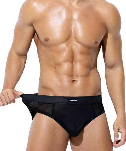 Casey Kevin Slips Homme Sexy Transparent,Sport sous-Vêtement Confort Micro Underwear