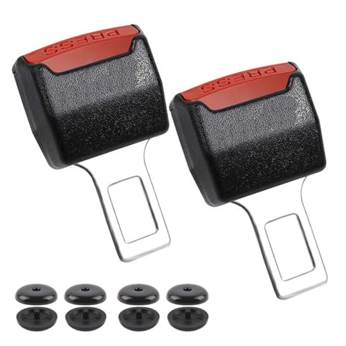 BECHS 2 Pcs Extensor De Cinturón De Seguridad Adaptador De Cinturón De Seguridad Para Coche Apto Para La Mayoría De Los Coches Con 4 Tope Cinturon Seguridad
