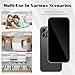 without Logo - Non Working Replica 1:1 Phone Dummy Display Phone Model for Phone 12 Pro / 12 Pro Max Fake Model Toy (Grey Blackscreen, 6.1inches)