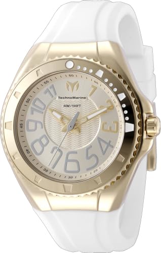 TechnoMarine Lusso Mare Lady 38.00mm Stainless Steel Gold Gold dial PC21 Quartz