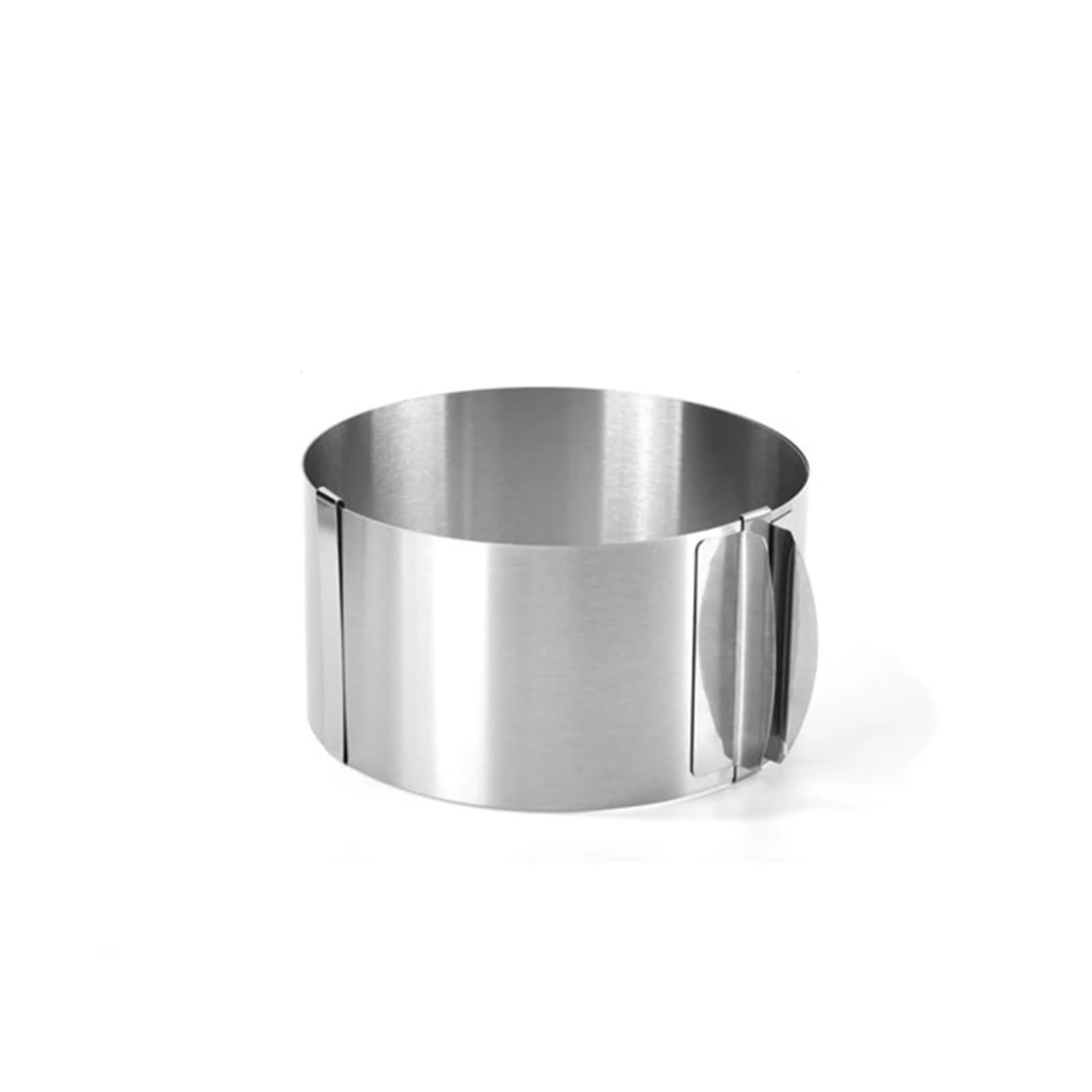 Anillos Para Tartas 1 molde for pastel, anillo for pastel, redondo ajustable de acero inoxidable, molde for pastel de 6 a 12 pulgadas, suministros for hornear pasteles de cocina, anillos for comida y