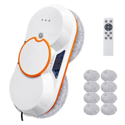 Oamger Robot Limpiador De Ventanas Con Chorro De Agua Automático, 5600pa Robot Lavador De Cristal Automático, Navegación Inteligente, Control Remoto, Para Superficies Lisas, Con 10 Paños D 5600pa Oamger Robot Limpiador De Ventanas Con Chorro De Agua Automático, 5600pa Robot Lavador De Cristal Automático, Navegación Inteligente, Control Remoto, Para Superficies Lisas, Con 10 Paños D 5600pa