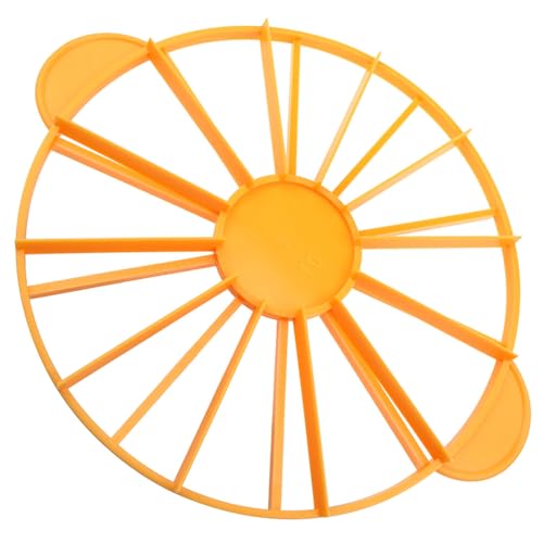 Comparison: Best Knife For Cutting Cheesecake 7 AYLIFU Cheesecake Pastel Cake Part Marker 10/12 Double Sided Cake Cutter Slicer for Pastry Baking Cutting with Handle Yellow 26.8 cm /10.6 Inch Diameter 1PCS (Yellow)
